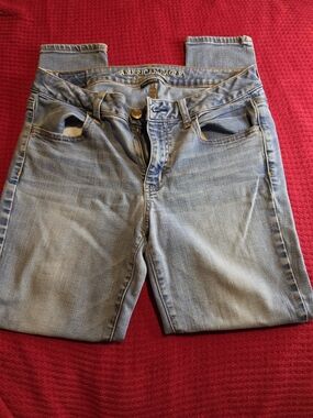 American Eagle Outfitters Light Blue Skinny Jeans